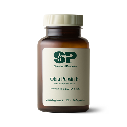 Okra Pepsin E3, 90 Capsules